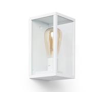 LEDKIA LIGHTING Aplique de Pared Exterior Aluminio y Cristal Atrium Blanco E27