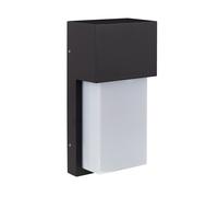 LEDKIA LIGHTING Aplique de Pared Exterior de Aluminio Etnea Negro E27