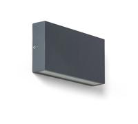 Ledkia Aplique de Pared Exterior LED 10W Aluminio Iluminación Doble Cara CCT Seleccionable Brooky M Antracita