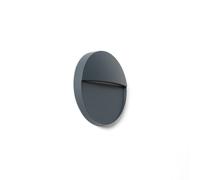 Ledkia Aplique de Pared Exterior LED 3W CCT Seleccionable Superficie Circular Jade Gris Oscuro