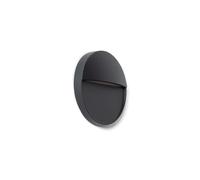 Ledkia Aplique de Pared Exterior LED 3W CCT Seleccionable Superficie Circular Jade Gris Oscuro