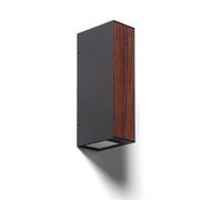 LEDKIA LIGHTING Aplique de Pared Exterior LED 6W Aluminio Wox Marrón oscuro