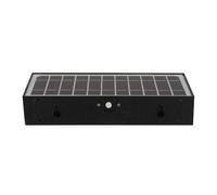 Ledkia Aplique de Pared Exterior LED 6W Karl Solar Negro- 3000k - IP65