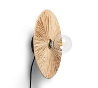 LEDKIA Aplique de Pared Rafia Kanga Natural | CasquilloE27