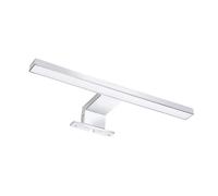 LEDKIA LIGHTING - Aplique Espejo Baño Carl 5W | Resistente a Humedad IP44 | Luz Neutra 4000K | Diseño Rectangular | Instalación Versátil, Blanco, Policarbonato