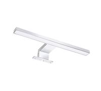 LEDKIA LIGHTING - Aplique Espejo Baño Carl 5W | Resistente a Humedad IP44 | Luz Neutra 4000K | Diseño Rectangular | Instalación Versátil, Blanco, Policarbonato