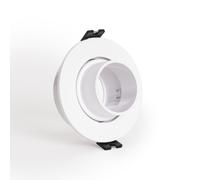 Ledkia Aro Downlight Circular Basculante Bajo UGR para Bombilla LED GU10 / GU5.3 Corte Ø75 mm Suefix Blanco White