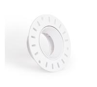 Ledkia Aro Downlight Circular Basculante Integración Escayola/Pladur para Bombilla LED GU10 / GU5.3 Corte Ø70 mm Suefix Blanco White Gu10