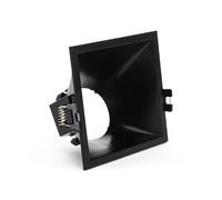 LEDKIA Aro Downlight Cuadrado 45º Bajo UGR para Bombilla LED GU10 / GU5.3 C