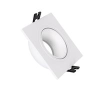 LEDKIA Aro Downlight Cuadrado Basculante para Bombilla LED GU10 / GU5.3 Cor