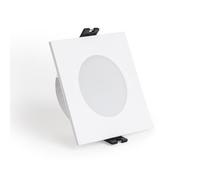 LEDKIA Aro Downlight Cuadrado IP65 para Bombilla LED GU10 / GU5.3 Corte Ø75
