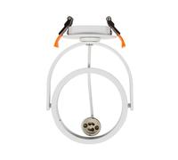 Ledkia Aro Downlight Empotrable Circular Direccionable para Bombilla LED GU10 AR111 Blanco White