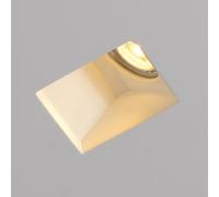 Ledkia Aro Downlight Integración Escayola/Pladur Cuadrado Accent para Bombilla LED GU10 / GU5.3 Corte 123x123 mm UGR17 Blanco White