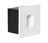 Ledkia Baliza Exterior LED 2W Empotrable Pared Cuadrado Blanco Grasset 2700K Blanco Cálido 2700k warm white