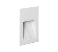 LEDKIA Baliza Exterior LED 5W Empotrable Pared Aluminio Olite 2700K Blanco