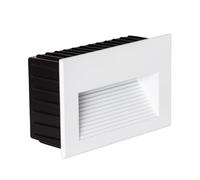 LEDKIA Baliza Exterior LED 5W Empotrable Pared Aluminio Olite Horizon 2700K