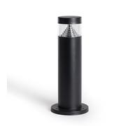 LEDKIA Baliza Exterior LED 5W Superficie Pie 30cm Acero Inoxidable Inti Neg