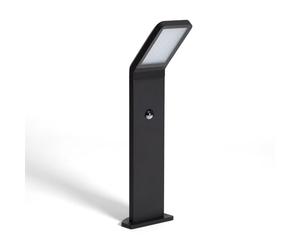 LEDKIA Baliza Exterior LED 9.5W Superficie Pie 50cm Aluminio con Detector d