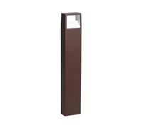 LEDKIA LIGHTING Baliza Exterior LED 9W Superficie Pie 80cm Aluminio Sheffield Óxido