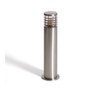 LEDKIA Baliza Exterior Superficie Pie 50cm Acero Inoxidable Cloony Gris | CasquilloE27