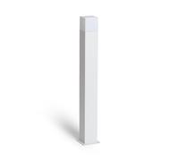 LEDKIA Baliza Exterior Superficie Pie 74cm Augusta Blanca Blanco