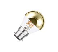 LEDKIA Bombilla Filamento LED B22 4W 400 lm G45 Gold Reflect No Flicker 220