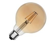 LEDKIA Bombilla Filamento LED E27 6W 600 lm G95 Gold No Flicker 2200K Súpe