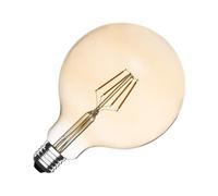 LEDKIA Bombilla Filamento LED E27 6W 600 lm Regulable G125 Gold No Flicker