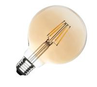 LEDKIA Bombilla Filamento LED E27 6W 600 lm Regulable G95 Gold No Flicker 2