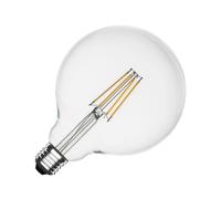 Ledkia Bombilla Filamento LED E27 8W 1055 lm Regulable G125 No Flicker 2700K Blanco Cálido