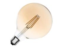 LEDKIA Bombilla Filamento LED E27 8W 750 lm Regulable G125 Gold No Flicker