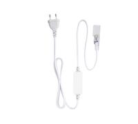 Ledkia Cable Rectificador Corriente para Tira Neón LED Regulable 220V AC 120 LED/m Monocolor IP67 a Medida Corte cada 100 cm
