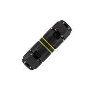 Ledkia Conector de Cable Estanco 3 Contactos 0.5-2.5mm² IP68 Negro Black