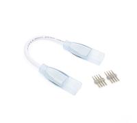 LEDKIA Conector doble con cable para Tira LED RGB 220V AC SMD IP65 RGB