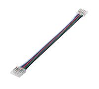 Ledkia Conector Hipopótamo doble con cable para Tira LED RGBW 12/24V DC SMD IP20 Ancho 12mm 12 mm