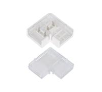 Ledkia Conector Hipopótamo Esquina para Tira LED Autorectificada 220V AC SMD Silicone FLEX Ancho 12 mm 12 mm