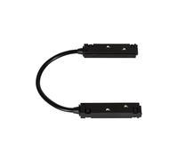 LEDKIA Conector Latiguillo Esquina para Carril Magnético 20mm Negro