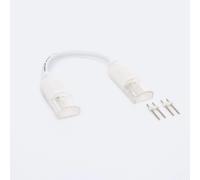 Ledkia Conector Rápido doble con Cable para Tira LED 220V AC COB IP65 Ancho 12mm 12 mm