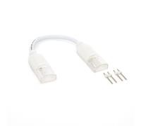 Ledkia Conector Rápido doble con Cable para Tira LED 220V AC COB IP65 Ancho 12mm 12 mm