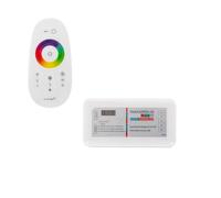 LEDKIA Controlador Regulador Táctil Tira LED RGBW 12/24V DC con Mando RF RG