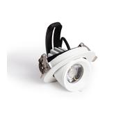 Ledkia Downlight LED 10W Circular Direccionable OSRAM CCT 120 lm/W LIFUD Corte Ø 80 mm Seleccionable (Cálido-Neutro) Selectable (warm-neutral)