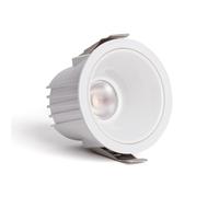 Ledkia Downlight LED 12W Circular HOTEL UGR11 CRI90 Corte Ø 75 mm LIFUD 3000K Blanco Cálido 5000k cool white