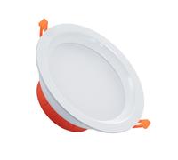 Ledkia Downlight LED 16W Circular LUX CRI90 Corte Ø 165 mm IP44 No Flicker 2700K Blanco Cálido
