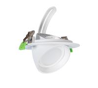 Ledkia Downlight LED 24W Circular Direccionable OSRAM 120 lm/W LIFUD Corte Ø 170 mm No Flicker 3000K Blanco Cálido No flicker 4000k neutral white