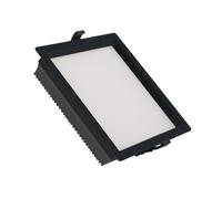 Ledkia Downlight LED 30W SAMSUNG New Aero Slim Cuadrado 130 lm/W Microprismático (UGR17) LIFUD Negro Corte 210x210 mm