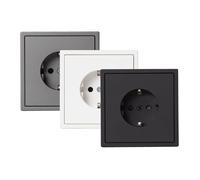 LEDKIA Enchufe Schuko Tipo F Luxe 990 Gris Antracita