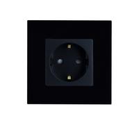Ledkia Enchufe Tipo F Schuko WiFi Con Marco de Cristal Modern