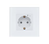 Ledkia Enchufe Tipo F Schuko WiFi con Marco PC