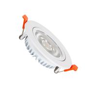 Ledkia Foco Downlight LED 10W Circular COB CRI90 Slim Corte Ø 90 mm No Flicker 2700K Blanco Cálido No flicker 2700k warm white