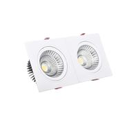 Ledkia Foco Downlight LED 10W Rectangular Madison Corte 165x75 mm 3000K Blanco Cálido 4000k neutral white
